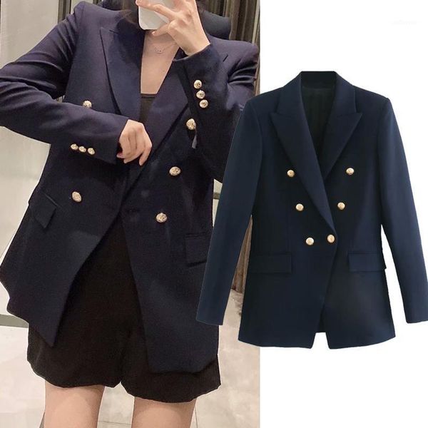 new fashion 2021 designer blazer jacket women's single breasted metal casual buttons blazer outer long sleeve lapel navy1, White;black
new fashion 2021 designer blazer jacket women's single breasted metal casual buttons blazer outer long sleeve lapel navy1, White;black
