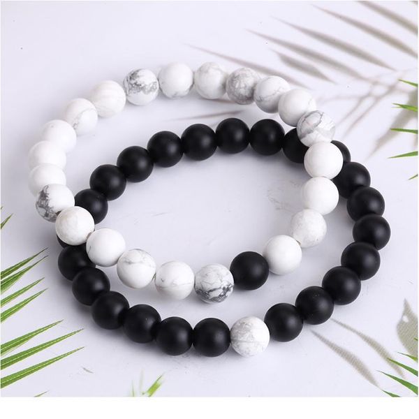 couple bracelet men natural stone yoga beaded bracelet for women 2pcs charm distance bracelet set fashion jewelry bes qylond, Black
couple bracelet men natural stone yoga beaded bracelet for women 2pcs charm distance bracelet set fashion jewelry bes qylond, Black