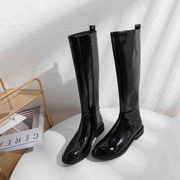 boots knight women's winter shoes simple bright leathe basic keep warm riding1, Black
boots knight women's winter shoes simple bright leathe basic keep warm riding1, Black