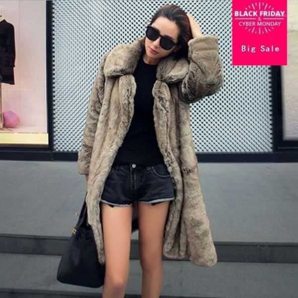 m-6xl winter fashion women long section faux overcoats coat female stitching fur coats plus size casual outwear l14371, Black
m-6xl winter fashion women long section faux overcoats coat female stitching fur coats plus size casual outwear l14371, Black
