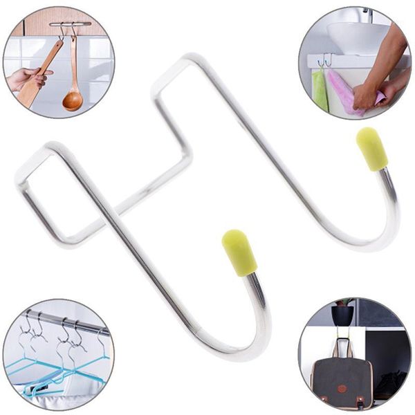 hooks & rails stainless steel double s shape storage hook for bathroom kitchen wall hook1
hooks & rails stainless steel double s shape storage hook for bathroom kitchen wall hook1