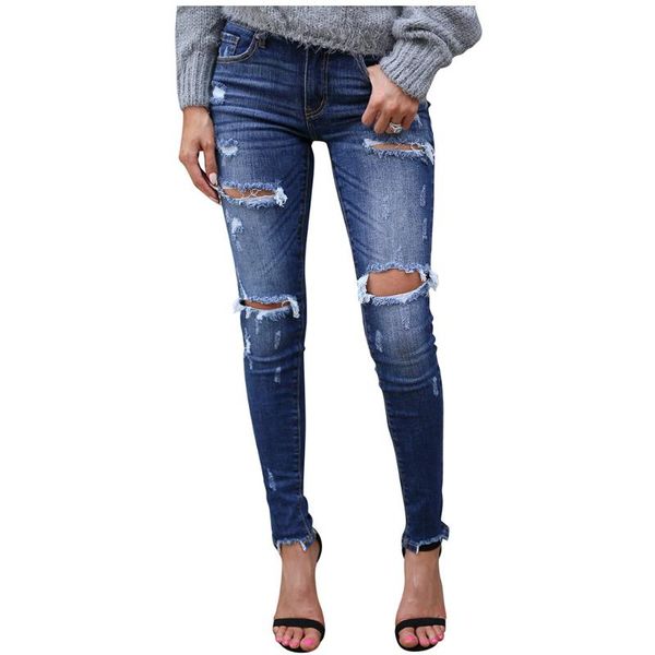 2020new womens plus size women high waisted skinny hole denim button stretch slim pants calf length jeans cropped jeans#wby, Blue
2020new womens plus size women high waisted skinny hole denim button stretch slim pants calf length jeans cropped jeans#wby, Blue
