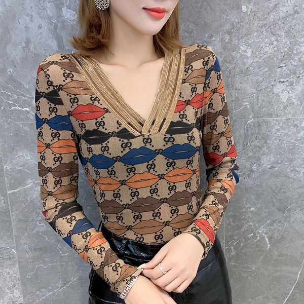 new in fall winter 2020 bright drill v-neck long sleeve t-shirt for women's silk t-shirt silk fashion slim fit and bottom c, White
new in fall winter 2020 bright drill v-neck long sleeve t-shirt for women's silk t-shirt silk fashion slim fit and bottom c, White