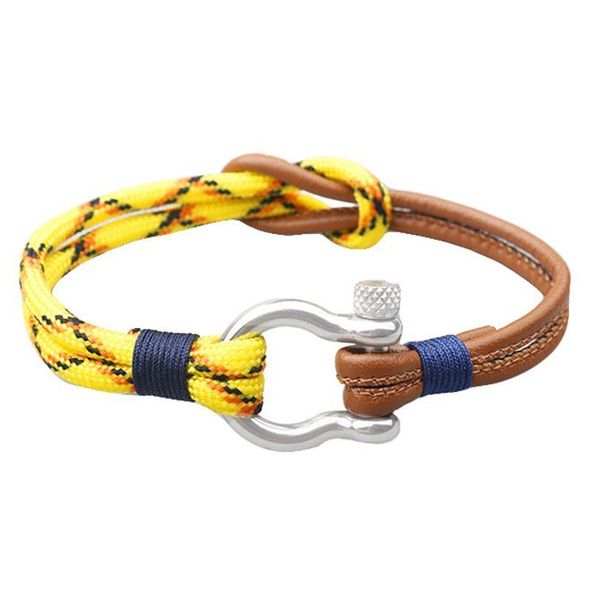 eif dock navy style camping parachute cord survival leather anchor bracelet men women with silver u stainless steel spor jllvii
eif dock navy style camping parachute cord survival leather anchor bracelet men women with silver u stainless steel spor jllvii