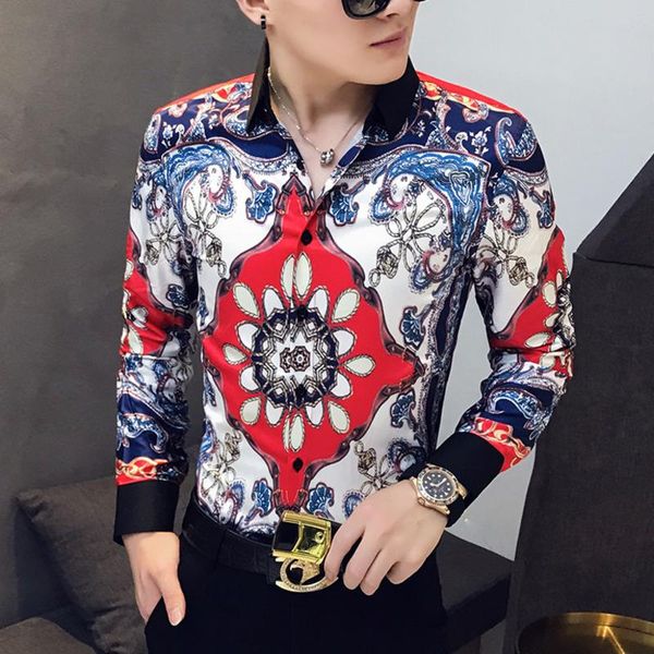 camiseta masculina long sleeve shirts men dress chemise hawaienne homme print season 2020 social mens casual shirts ropa hombre, White;black
camiseta masculina long sleeve shirts men dress chemise hawaienne homme print season 2020 social mens casual shirts ropa hombre, White;black