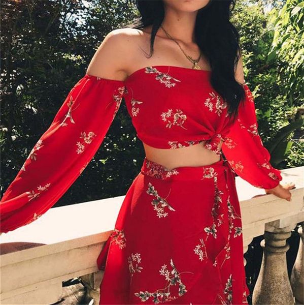 new summer 2 two piece set women off shoulder ruffles skirts set floral print female casual holiday outfits, Gray
new summer 2 two piece set women off shoulder ruffles skirts set floral print female casual holiday outfits, Gray
