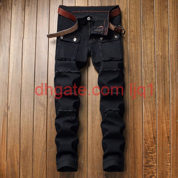 fashion stylist mens jeans 2021 new zipper ripped jeans mens skinny biker pants black hip hop denim pant, Blue
fashion stylist mens jeans 2021 new zipper ripped jeans mens skinny biker pants black hip hop denim pant, Blue