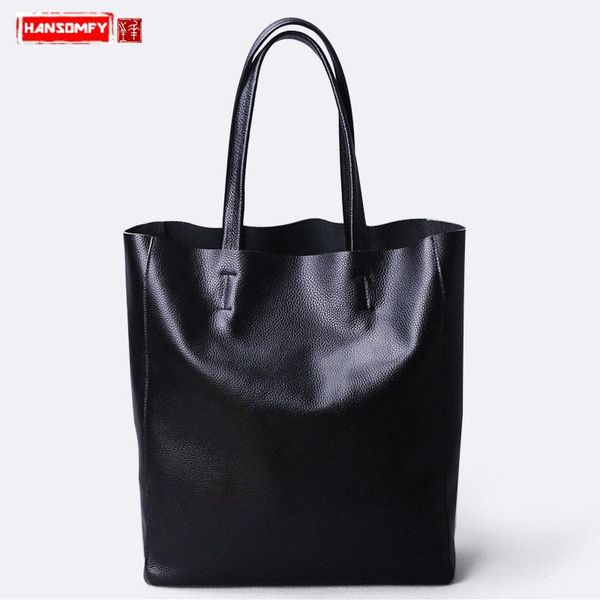 luxury fashion new women handbags genuine leather female shoulder bag simple large capacity tote bags big first layer cowhide
luxury fashion new women handbags genuine leather female shoulder bag simple large capacity tote bags big first layer cowhide