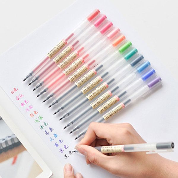 12 pcs/lot creative 12 colors gel pen 0.5mm color ink pens marker for students writing stationery school office supplies
12 pcs/lot creative 12 colors gel pen 0.5mm color ink pens marker for students writing stationery school office supplies