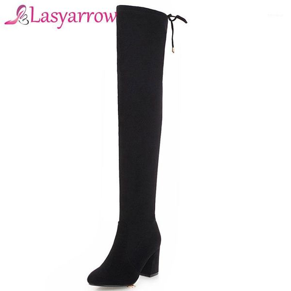 lasyarrow large size 47 48 women's shoes autumn winter thigh high long boots for woman thick high heel lacing over the knee boot1, Black
lasyarrow large size 47 48 women's shoes autumn winter thigh high long boots for woman thick high heel lacing over the knee boot1, Black