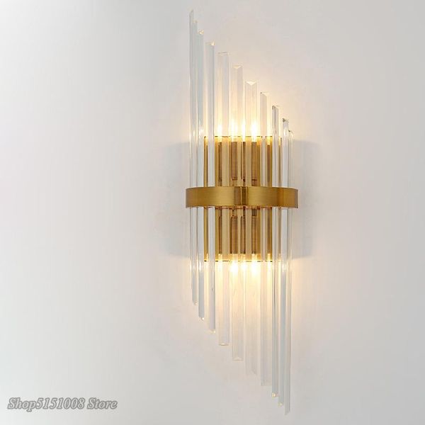 modern luxury crystal strip wall lamp sconce simple led indoor wall light loft living room beside home decor light fixture
modern luxury crystal strip wall lamp sconce simple led indoor wall light loft living room beside home decor light fixture