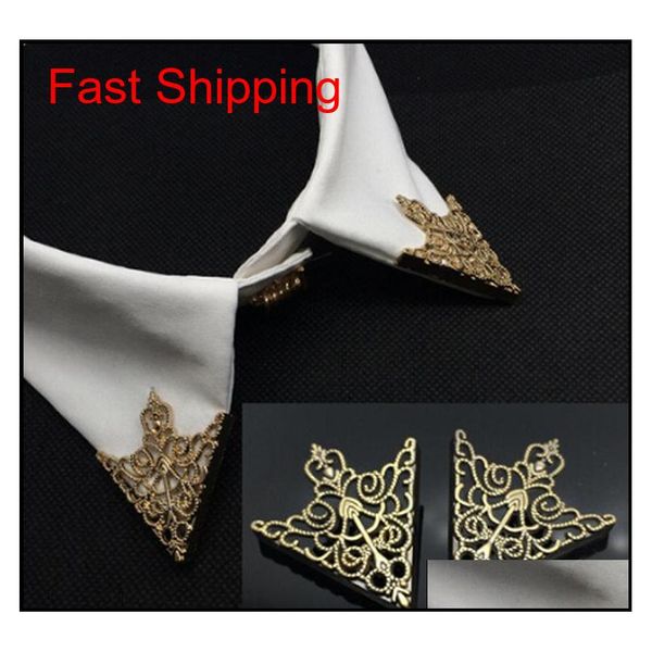 a pair of hollowed - out collar button, vintage collar corner clip ladies collar pin jewelry accessories wholesale. v3hmv, Silver
a pair of hollowed - out collar button, vintage collar corner clip ladies collar pin jewelry accessories wholesale. v3hmv, Silver
