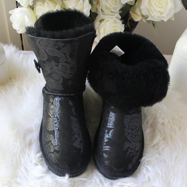 fashion woman snow genuine sheepskin leather women 100% natural fur warm wool winter boots shoes y200115, Black
fashion woman snow genuine sheepskin leather women 100% natural fur warm wool winter boots shoes y200115, Black