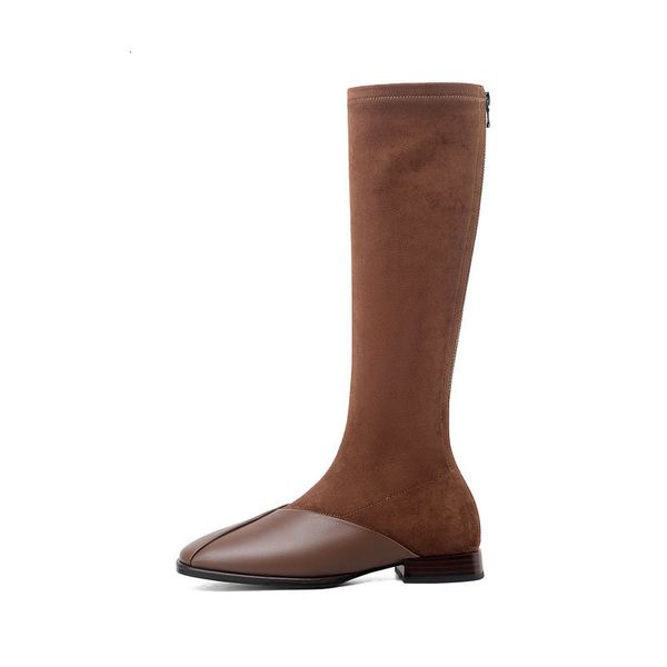 2021 knee boots new autumn winter superfine fiber toe buckle square high heel women shoes size 34-43 cogf, Black
2021 knee boots new autumn winter superfine fiber toe buckle square high heel women shoes size 34-43 cogf, Black