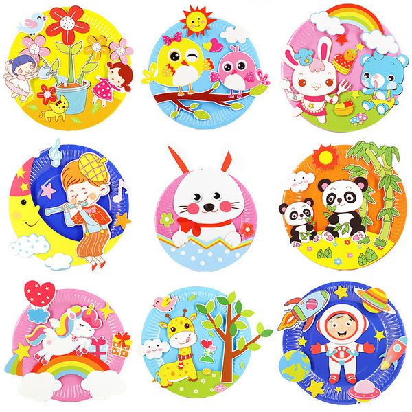 2021 latesthandmade drawing diy animal craft material cartoon package children creative puzzle toys colorful paper plate new
2021 latesthandmade drawing diy animal craft material cartoon package children creative puzzle toys colorful paper plate new