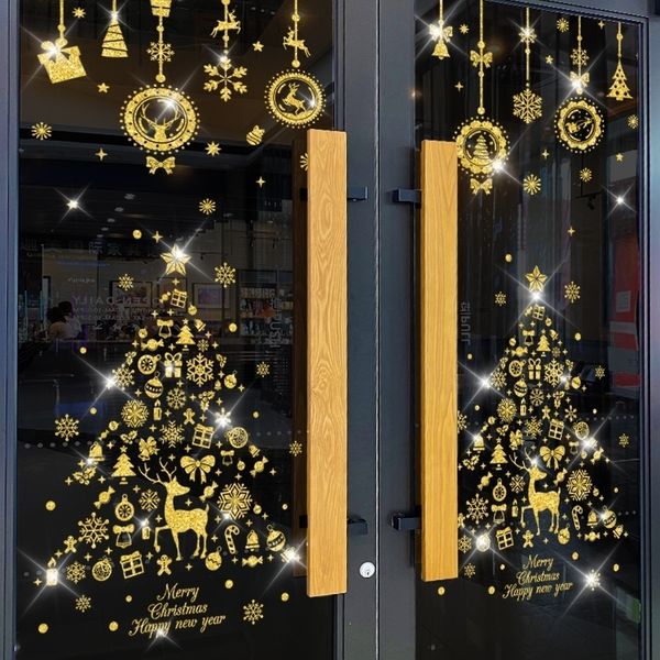 decoration glass door stickers new year's day scene shop window flower paste snowflake christmas tree sticker
decoration glass door stickers new year's day scene shop window flower paste snowflake christmas tree sticker