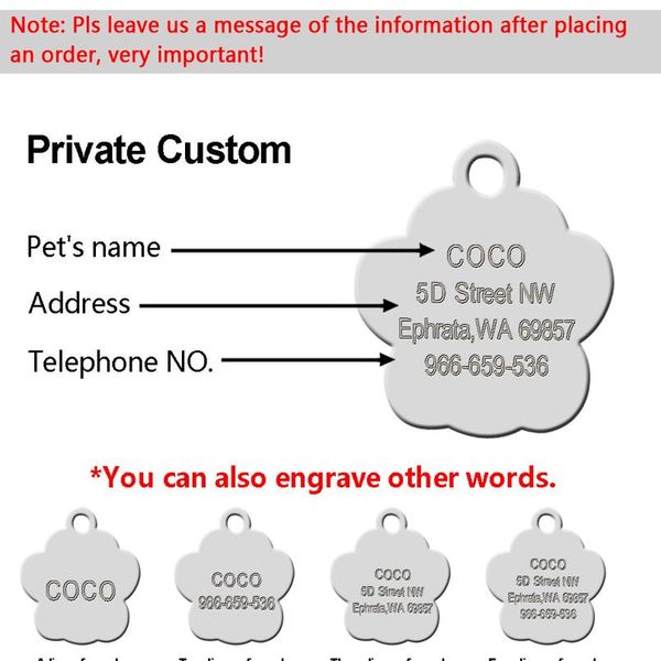 custom cat id tag personalized cat name tag pendant collar engraved cats kitten name plate accessories paw round glit bbydje
custom cat id tag personalized cat name tag pendant collar engraved cats kitten name plate accessories paw round glit bbydje