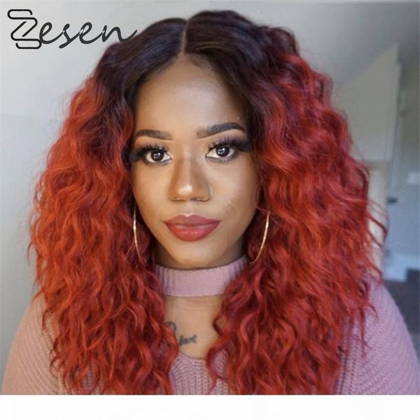 zesen synthetic 13*4 lace front wig long body wave 24'' high temperature glueless 150% density wig side part for women in stock, Black
zesen synthetic 13*4 lace front wig long body wave 24'' high temperature glueless 150% density wig side part for women in stock, Black