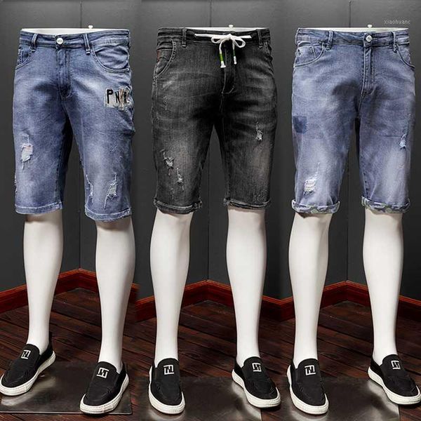 2020 new men stretch short jeans fashion casual slim fit elastic denim shorts male hole out short jeans1, Blue
2020 new men stretch short jeans fashion casual slim fit elastic denim shorts male hole out short jeans1, Blue