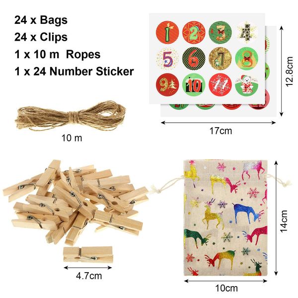 24pcs/set christmas decorative christmas gift bags christmas tree decoration cotton linen bag candy storage pouch children's gifts bags
24pcs/set christmas decorative christmas gift bags christmas tree decoration cotton linen bag candy storage pouch children's gifts bags