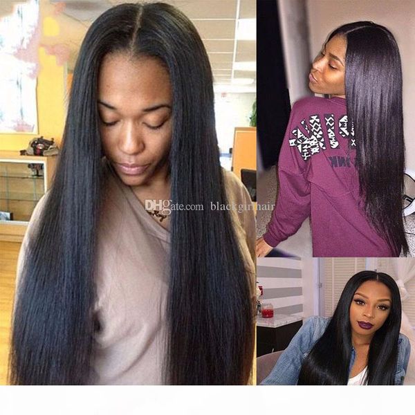 full lace human hair wig straight malaysian virgin hair pre-plucked 150 density with baby hair lace front wig for black women bleached knots, Black;brown
full lace human hair wig straight malaysian virgin hair pre-plucked 150 density with baby hair lace front wig for black women bleached knots, Black;brown