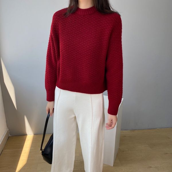 2021 new autumn o-neck long sleeve women warm sweater pure color winter thick short pullovers pull femme m070, White
2021 new autumn o-neck long sleeve women warm sweater pure color winter thick short pullovers pull femme m070, White