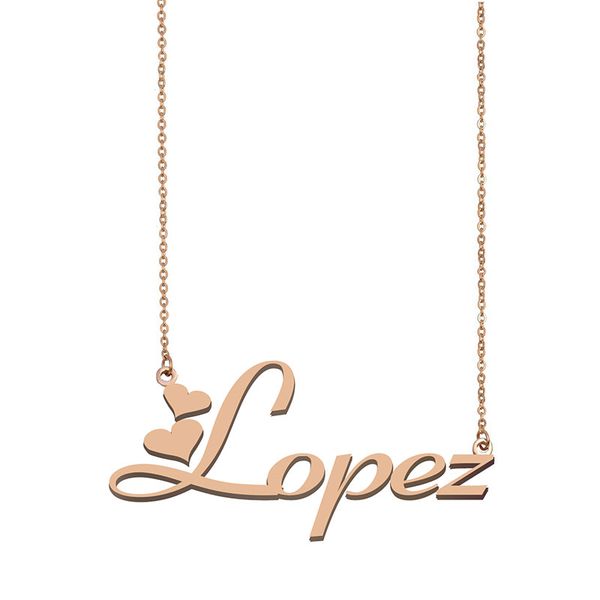 lopez name necklaces pendant custom personalized for women girls children friends mothers gifts 18k gold plated stainless steel, Silver
lopez name necklaces pendant custom personalized for women girls children friends mothers gifts 18k gold plated stainless steel, Silver