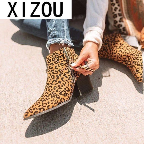 fashion pointed zipper women boots retro suede mid heel ankle boots 2020 winter women block mid heels casual botas mujer booties, Black
fashion pointed zipper women boots retro suede mid heel ankle boots 2020 winter women block mid heels casual botas mujer booties, Black