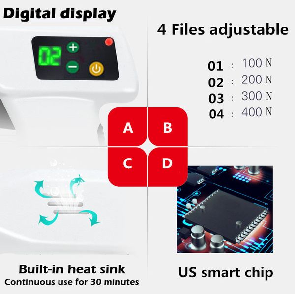 

new spine chiropractic 10 heads chiropractic adjusting instrument /activator cervical vertebrae massager electric correction gun