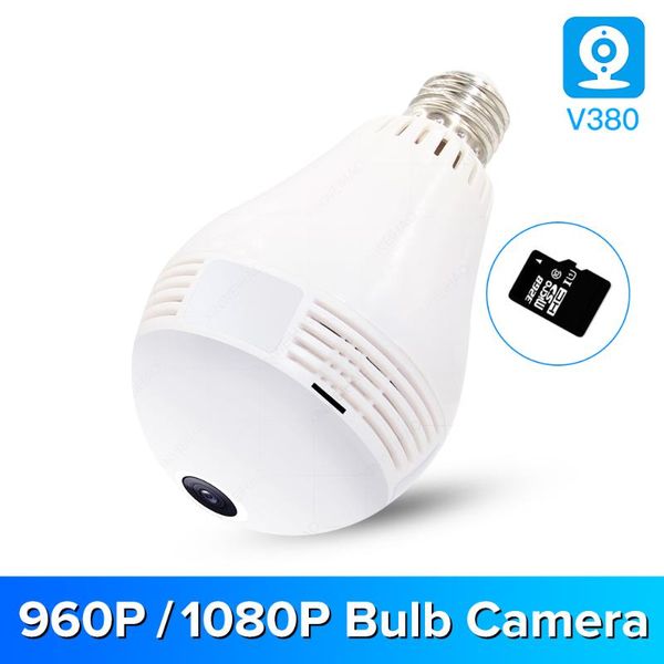 360 degree bulb camera security mini wireless lamp wifi ip cameras fisheye panoramic bulb hd 960p wifi network remote monitor
360 degree bulb camera security mini wireless lamp wifi ip cameras fisheye panoramic bulb hd 960p wifi network remote monitor