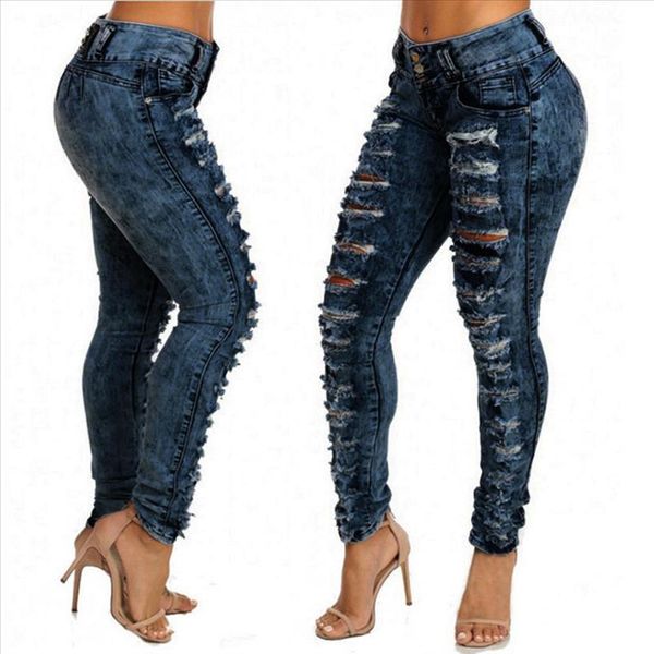 fashion jeans women plus size 3xl casual daliy skinny button hole denim mid waist stretch zipper fly destroy wash pants, Blue
fashion jeans women plus size 3xl casual daliy skinny button hole denim mid waist stretch zipper fly destroy wash pants, Blue