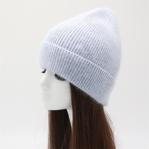 winter hat knitted warm beanies thick bicolor angora hat autumn casual beanie hats y201024, Blue;gray
winter hat knitted warm beanies thick bicolor angora hat autumn casual beanie hats y201024, Blue;gray