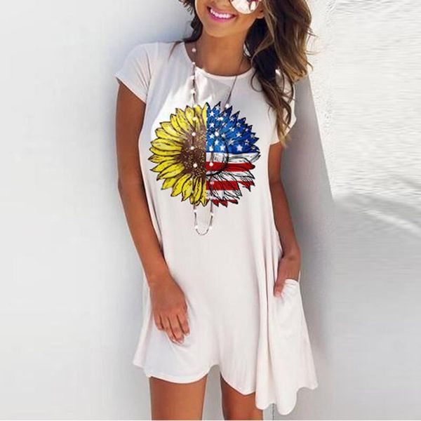 casual dresses summer dress 2021 sunflower print o-neck short sleeves loose women pocket mini beach party vestidos#31, Black;gray
casual dresses summer dress 2021 sunflower print o-neck short sleeves loose women pocket mini beach party vestidos#31, Black;gray