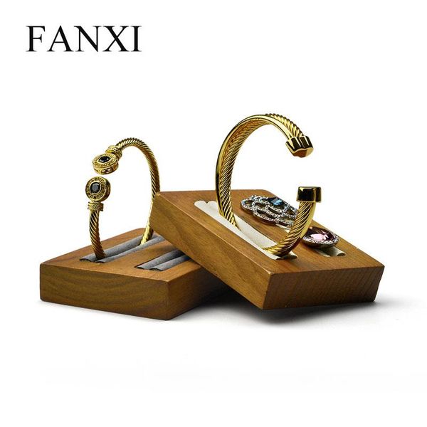 fanxi solid wood ring bangle display stand jewelry holder with beige /dark grey microfiber 2 rows jewelry organizer showcase, Pink;blue
fanxi solid wood ring bangle display stand jewelry holder with beige /dark grey microfiber 2 rows jewelry organizer showcase, Pink;blue