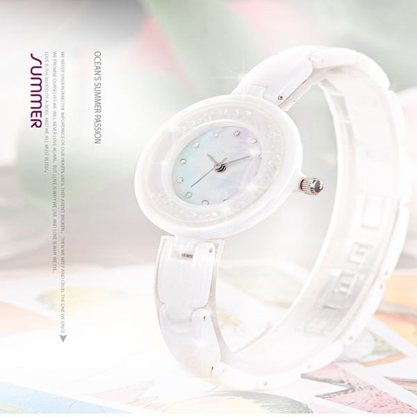 2020 women's wrist watch luxury brand casual fashion ladies wristwatchswhite ceramic bracelet brand watch refreshing and explosive mode, Slivery;brown
2020 women's wrist watch luxury brand casual fashion ladies wristwatchswhite ceramic bracelet brand watch refreshing and explosive mode, Slivery;brown