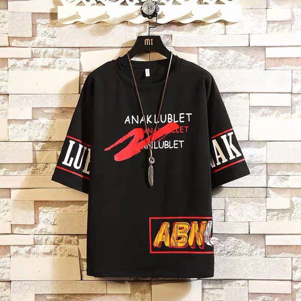 fashion red kpop loose streetwear summer tshirt male white black kg-126
fashion red kpop loose streetwear summer tshirt male white black kg-126