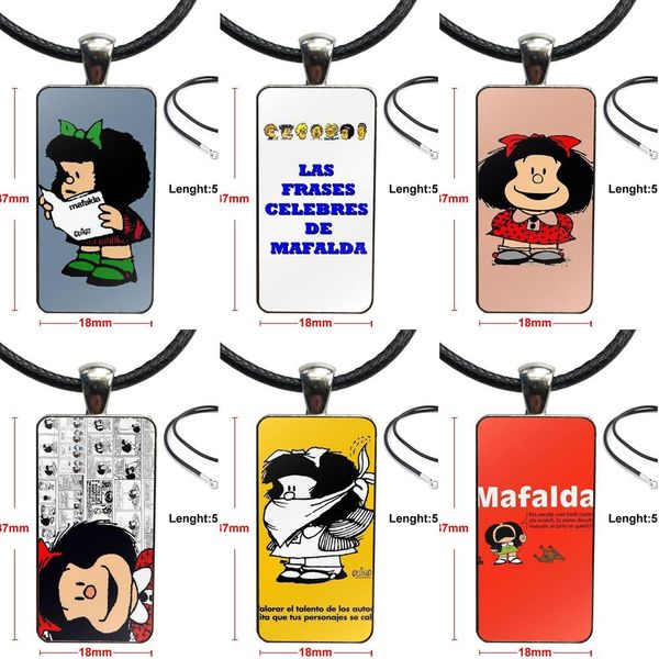 pendant necklaces mafalda girl necklace with steel plated glass cabochon choker long rectangle for women handmade girls, Silver
pendant necklaces mafalda girl necklace with steel plated glass cabochon choker long rectangle for women handmade girls, Silver