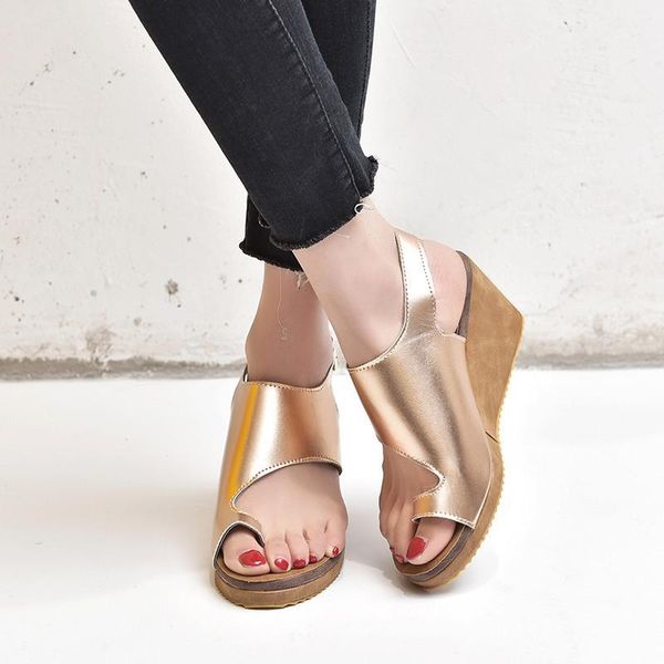 gladiator sandals platform women wedge shoes summer gold creepers trifle high rope flip flops casual shoes plus size 35-43, Black
gladiator sandals platform women wedge shoes summer gold creepers trifle high rope flip flops casual shoes plus size 35-43, Black