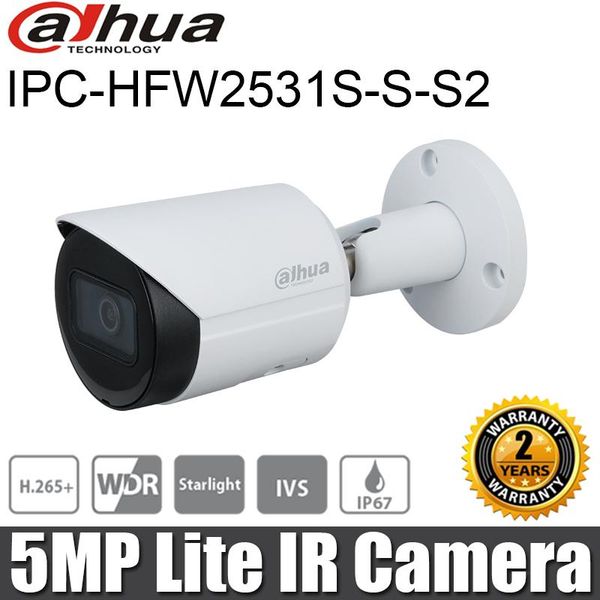 dahua poe ip camera dh-ipc-hfw2531s-s-s2 5mp lite ir fixed-focal h.265 support sd card network cctv camera original
dahua poe ip camera dh-ipc-hfw2531s-s-s2 5mp lite ir fixed-focal h.265 support sd card network cctv camera original
