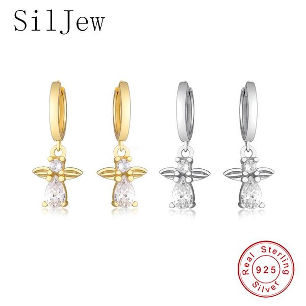 hoop & huggie siljew women fashion 925 sterling silver crystal angel earrings circle round loops piercing ohrringe, Golden;silver
hoop & huggie siljew women fashion 925 sterling silver crystal angel earrings circle round loops piercing ohrringe, Golden;silver