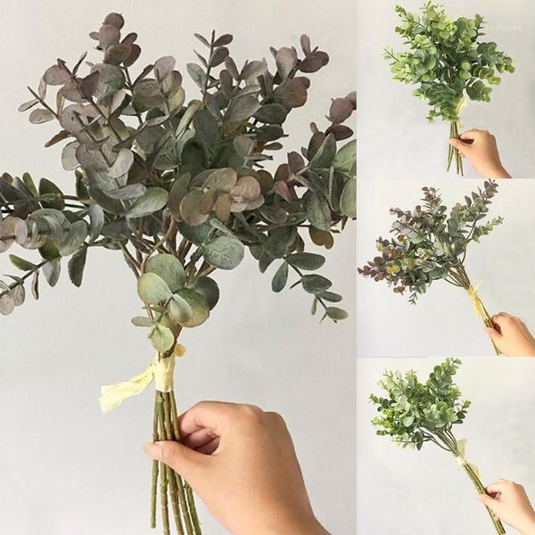decorative flowers & wreaths 1 bouque /6pcs artificial eucalyptus leaf fake plant green grass plants for diy wedding party home decoration1
decorative flowers & wreaths 1 bouque /6pcs artificial eucalyptus leaf fake plant green grass plants for diy wedding party home decoration1