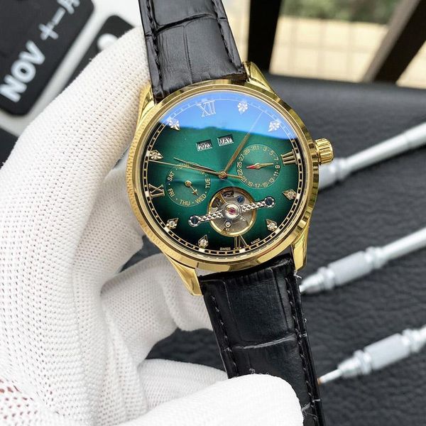 brand watch mens automatic mechanical movement designer rose gold case six-hand calendar date watch montre de luxe watch mens gift 391x, Slivery;brown
brand watch mens automatic mechanical movement designer rose gold case six-hand calendar date watch montre de luxe watch mens gift 391x, Slivery;brown