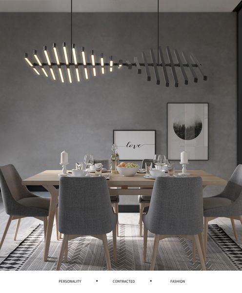 nordic living room led chandelier lighting fishbone designer dining room hanging lights modern novelty office pendant lamp
nordic living room led chandelier lighting fishbone designer dining room hanging lights modern novelty office pendant lamp
