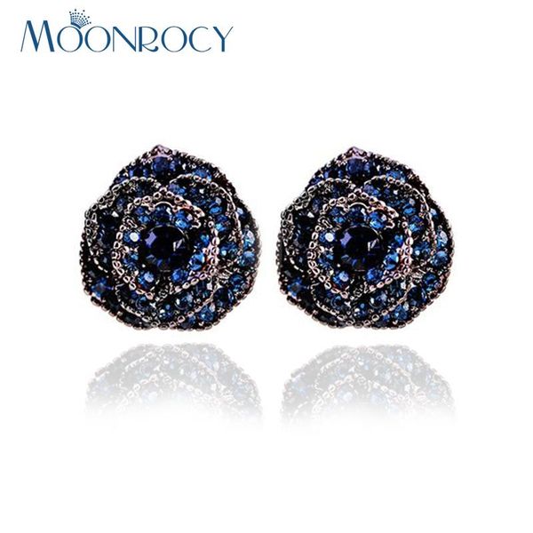 moonrocy fashion vintage cubic zirconia silver color blue rose flower crystal earring jewelry new for women gift, Golden;silver
moonrocy fashion vintage cubic zirconia silver color blue rose flower crystal earring jewelry new for women gift, Golden;silver