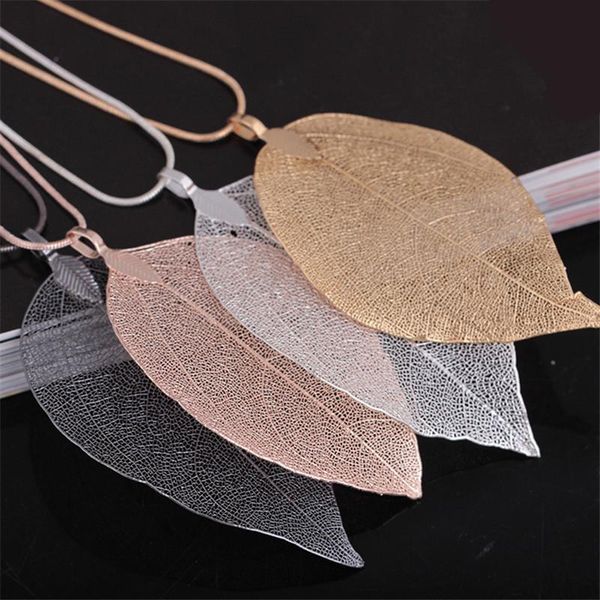 new fashion sweater coat necklaces ladies girls leaves leaf pendant necklace long chain jewelry for womens collier female gift, Golden;silver
new fashion sweater coat necklaces ladies girls leaves leaf pendant necklace long chain jewelry for womens collier female gift, Golden;silver