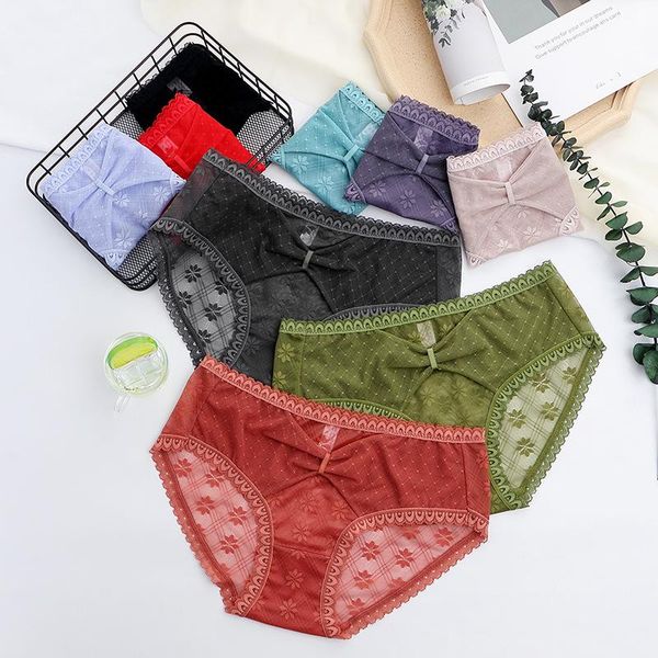 lace underwear woman translucent seamless tbriefs cotton breathable mesh jacquard women panties pink sexi panti lingerie, Black;pink
lace underwear woman translucent seamless tbriefs cotton breathable mesh jacquard women panties pink sexi panti lingerie, Black;pink