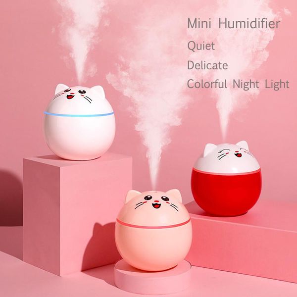 300ml mini cute pet air humidifier aroma essential oil diffuser portable with colorful night light two spray for home car
300ml mini cute pet air humidifier aroma essential oil diffuser portable with colorful night light two spray for home car