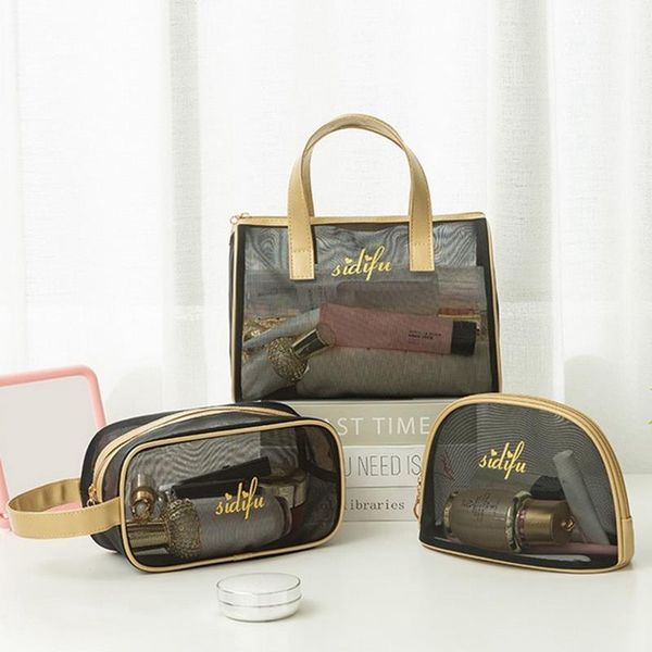cosmetic bags & cases 3pcs make up organizer storage pouch toiletry wash bag mesh large capacity tote for travel1
cosmetic bags & cases 3pcs make up organizer storage pouch toiletry wash bag mesh large capacity tote for travel1
