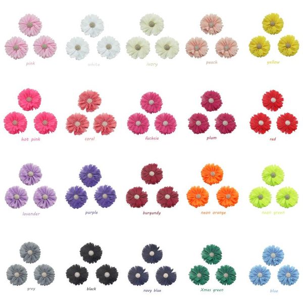 6cm 12pcs/bag fashion baby headband chiffon flower 20 colors handmade satin silk sunflower girl dress diy decoration supplies
6cm 12pcs/bag fashion baby headband chiffon flower 20 colors handmade satin silk sunflower girl dress diy decoration supplies
