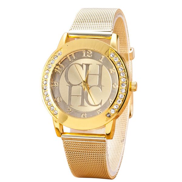 new arrivals time-limited explosion chhc fashion ladies diamond digital gold steel strip stone wristwatch ing, Slivery;brown
new arrivals time-limited explosion chhc fashion ladies diamond digital gold steel strip stone wristwatch ing, Slivery;brown